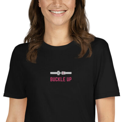 Buckle Up Short-Sleeve Unisex T-Shirt - Image 2